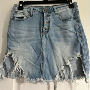 Denim Skirt Size 30 (small)